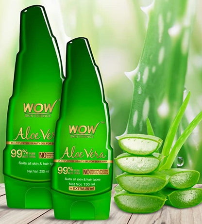 WOW SKIN SCIENCE ALOE VERA GEL, 250ML