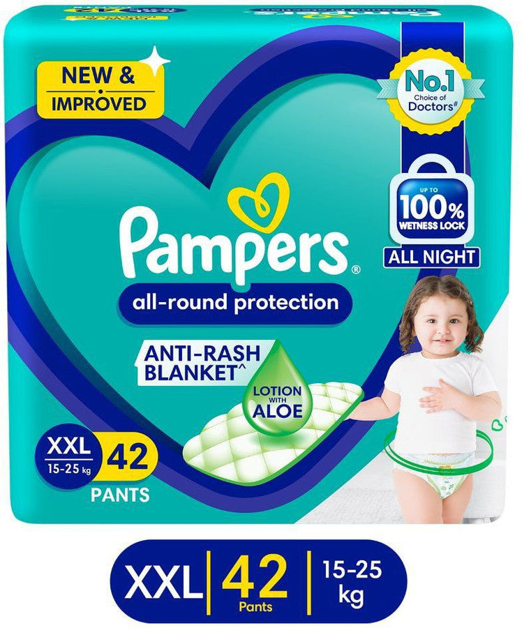 Pampers New Diapers Pants, XXL (42 Count)
